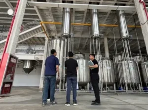 step 3 production workshop adsorption column+liquid storage tank
