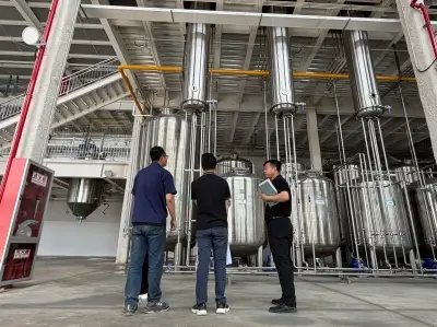 step 3 production workshop adsorption column+liquid storage tank