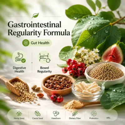 Relaxing Bowels Formula Digestive Blend Hemp Seed Cassia Seed Hawthorn Dietary Fiber