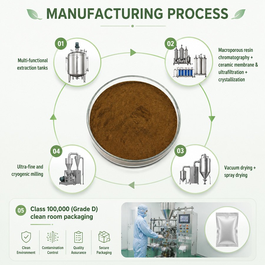 Cordyceps-militaris-extract-powder-manufact-process